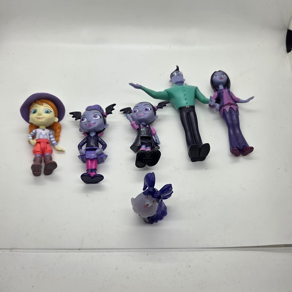 Disney Vampirina Action Figures Cake Toppers Lot of 6 Just Play Vee Bridget...